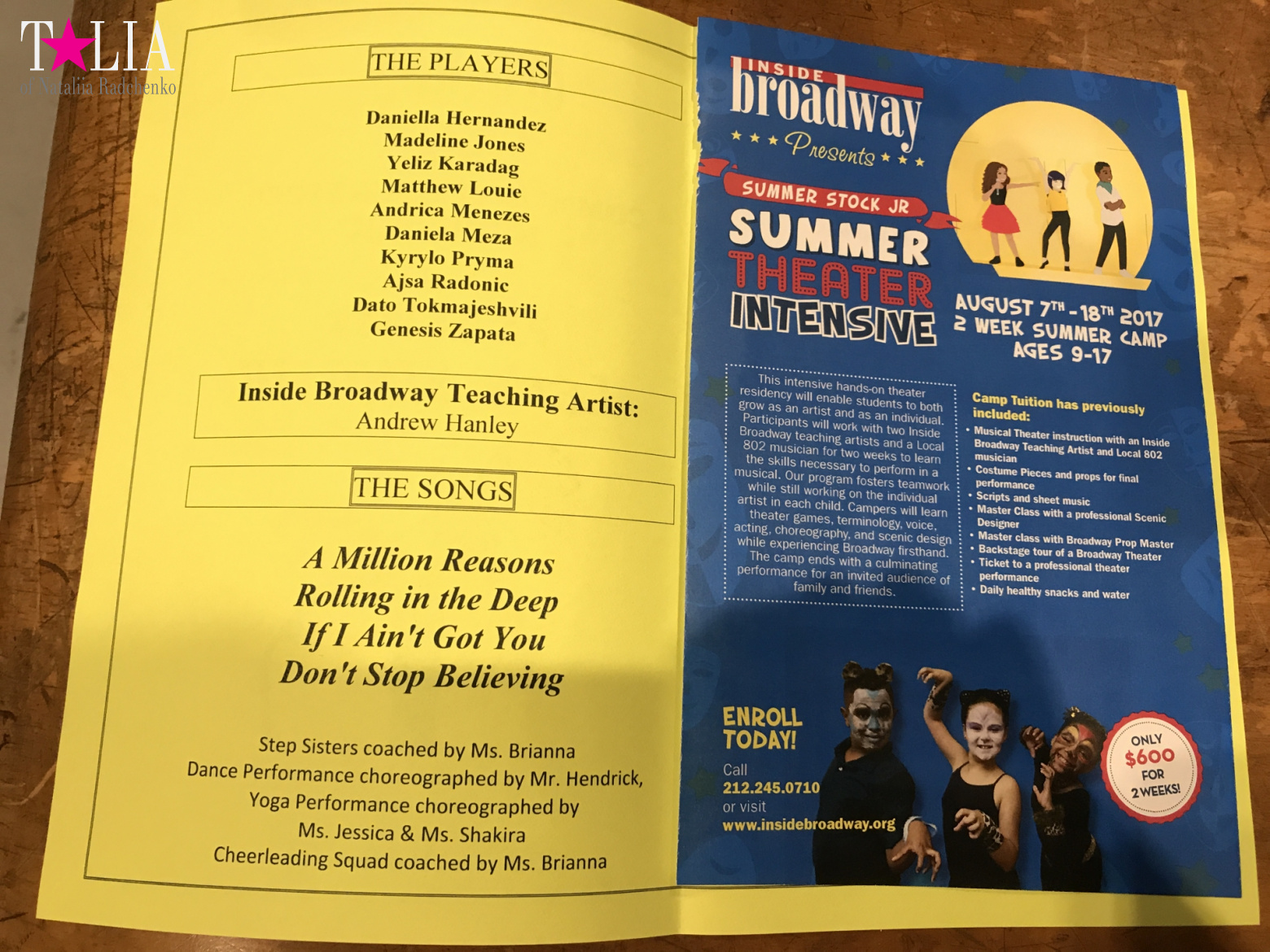 Performance at the American school "Let's sing!", PS / IS 104, Bay Ridge, Brooklyn, New York